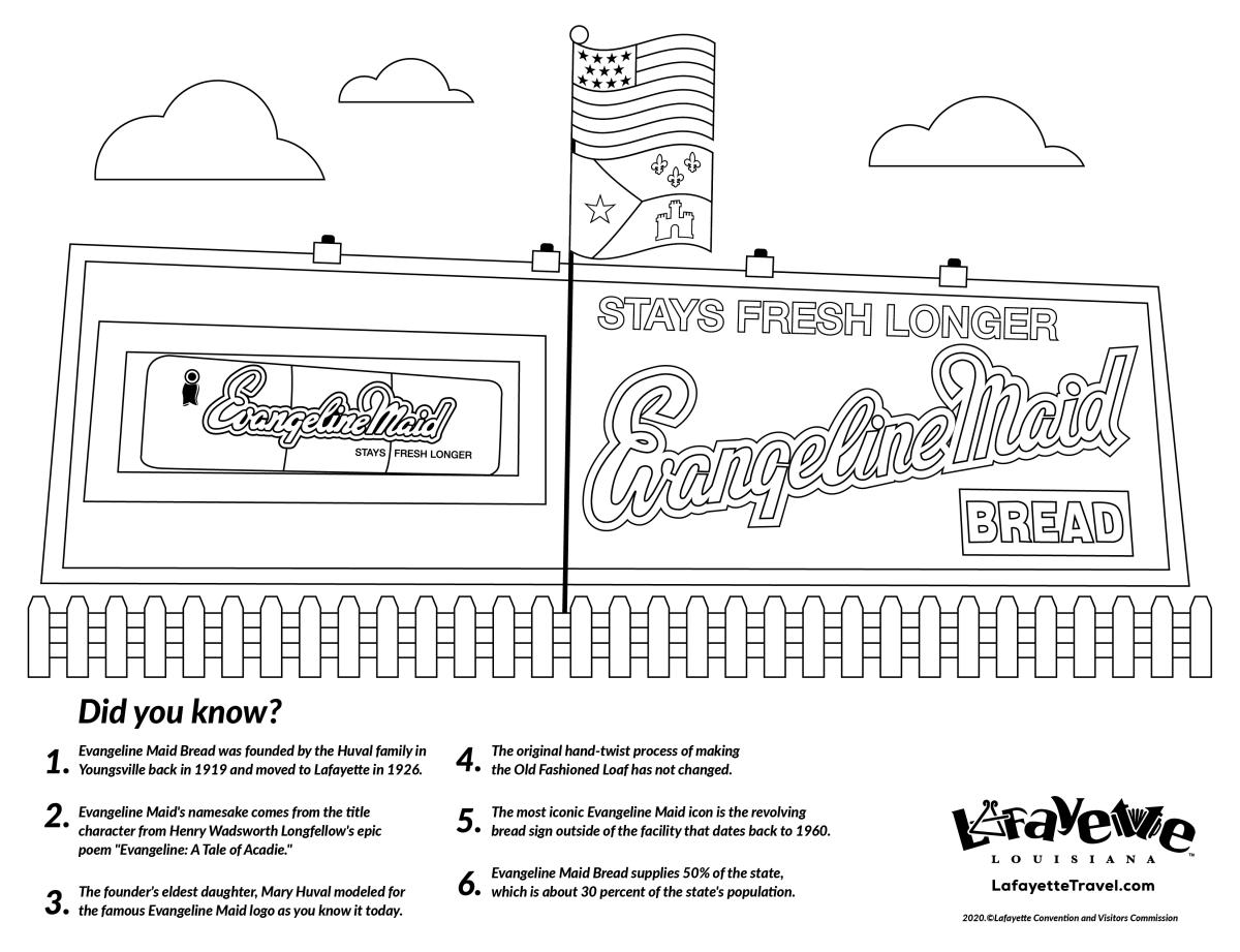 Evangeline Maid Coloring Sheet