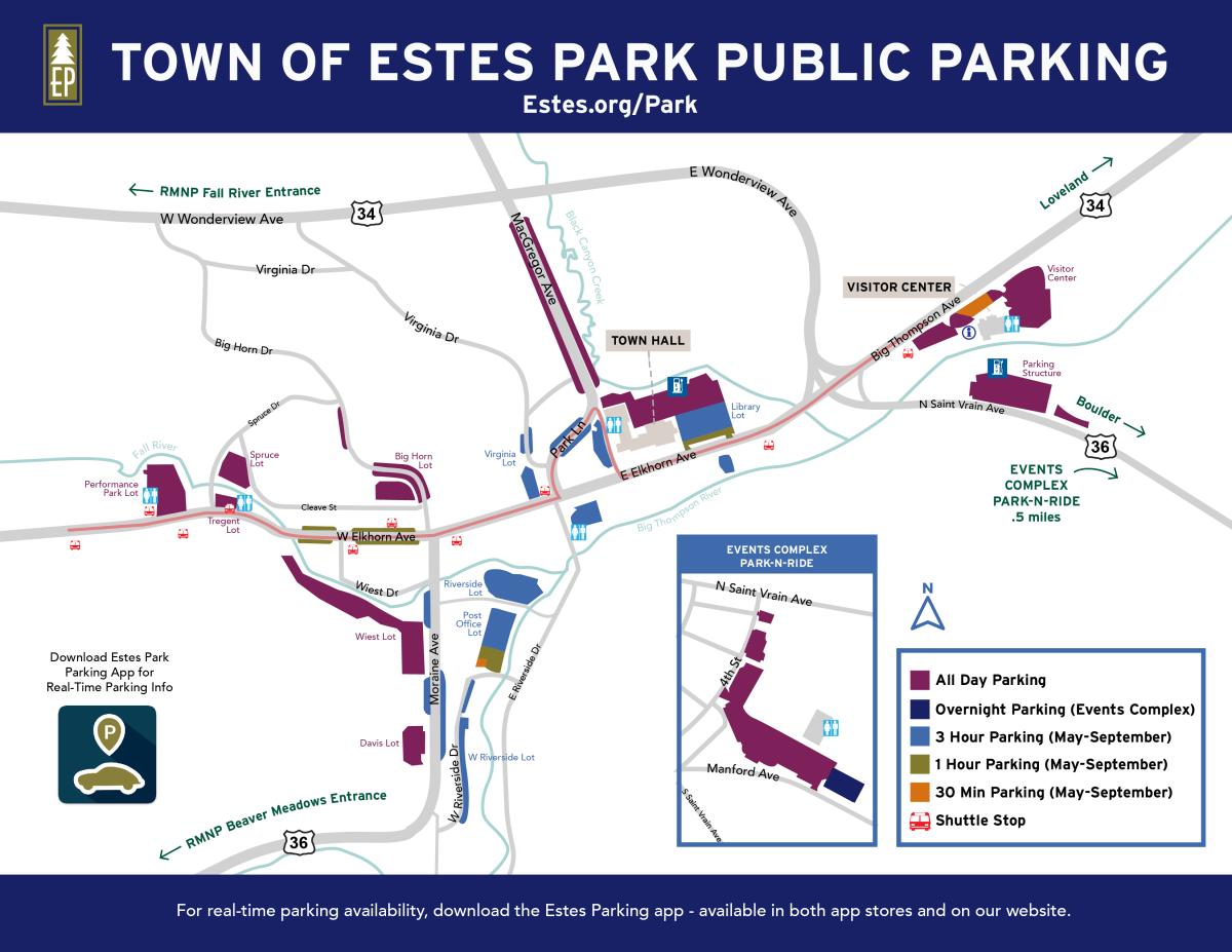Estes Park Parking | Estes Park Shuttles