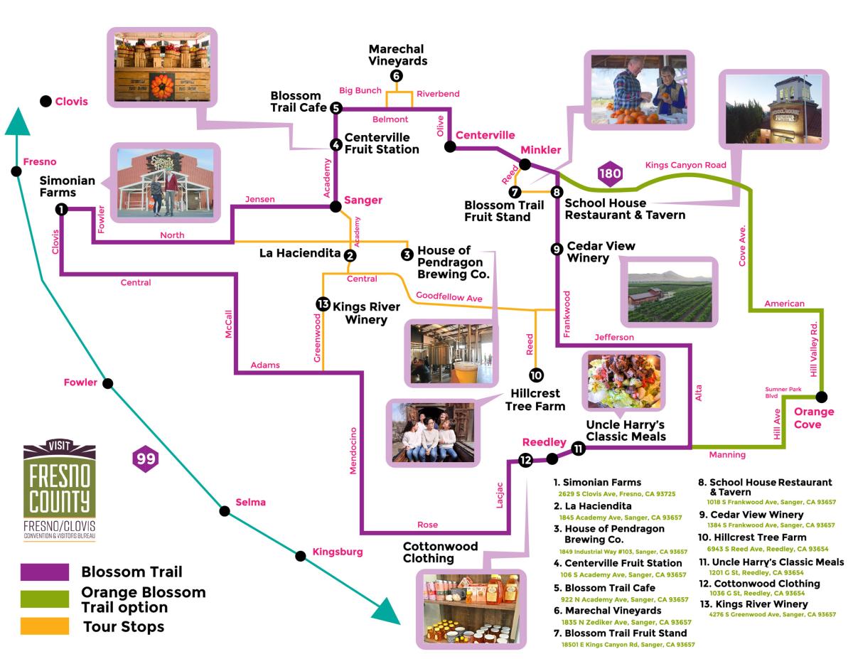 Fresno County Blossom Trail, Things to do in Fresno