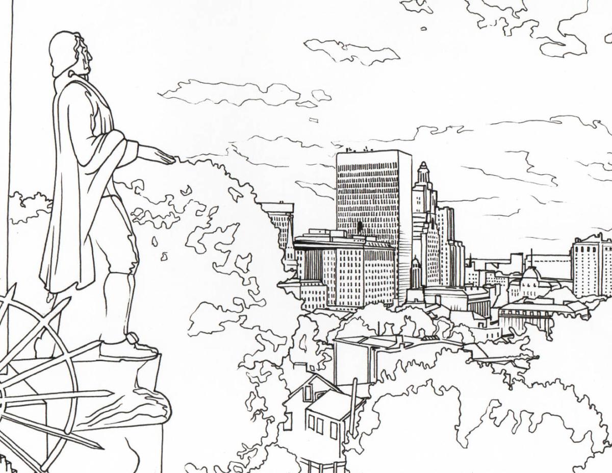Prospect Park coloring page