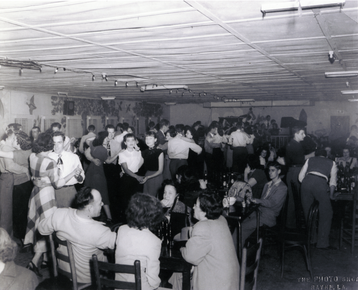Hollywood Club, Rayne, LA 1949, courtesy of Johnnie Allan and the Center for Louisiana Studies