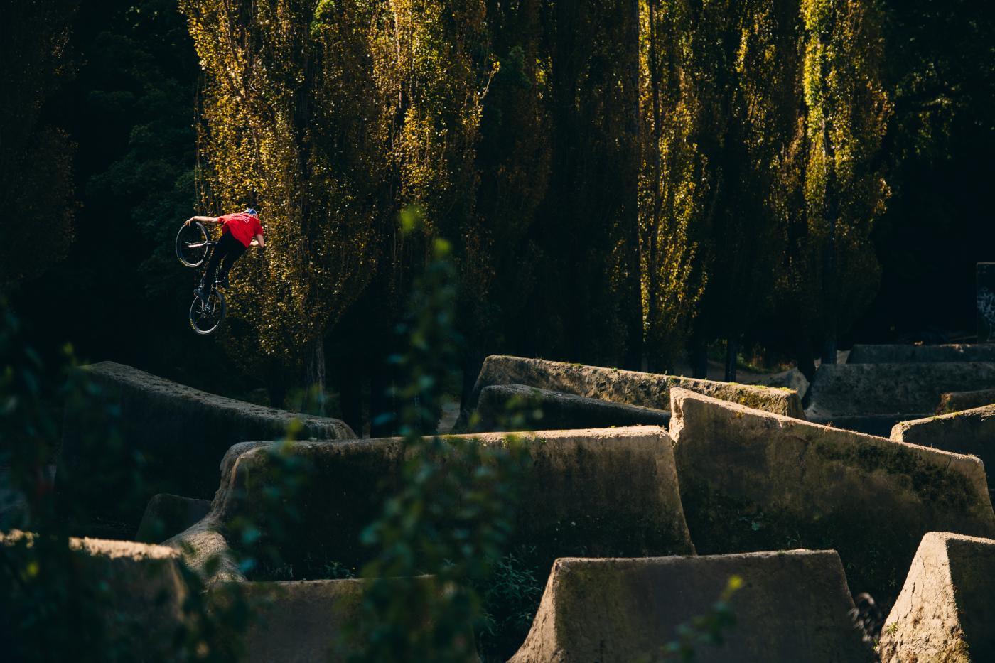 Rider at Gorge Road Jump Park