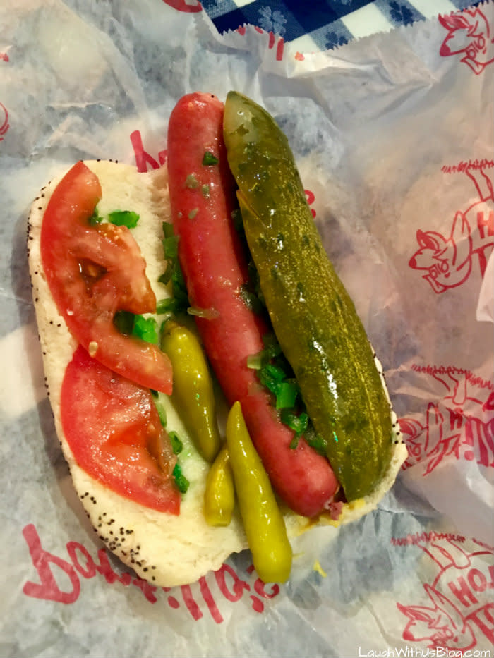 Portillo’s Hot Dogs Chicago-Style hot dog in Merrillville, IN