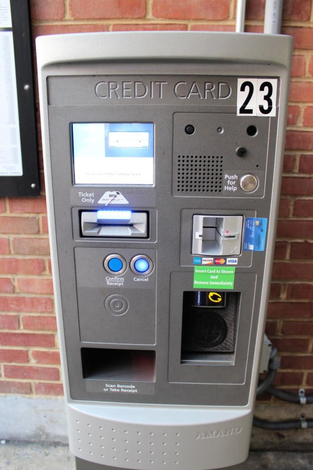 Parking Garage Ticket Pay Station