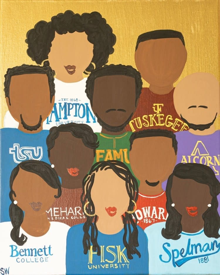 Love Lucine - HBCU Painting