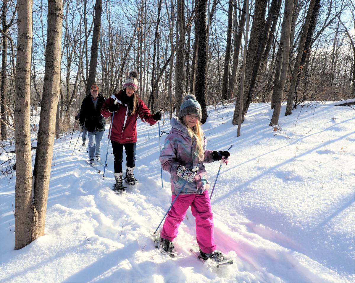 Snowshoeing