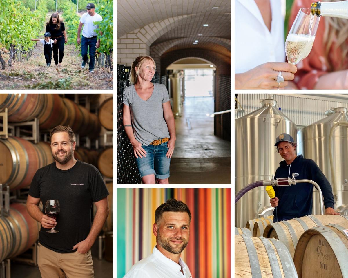 Collage of Winemakers