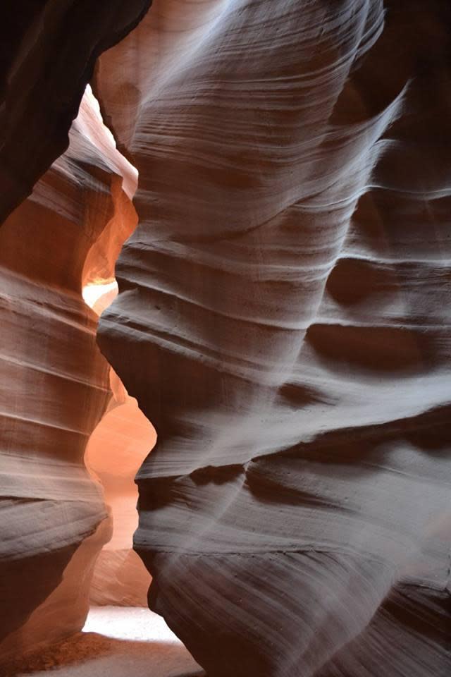 Antelope Canyon, one of the most photographed slot canyons