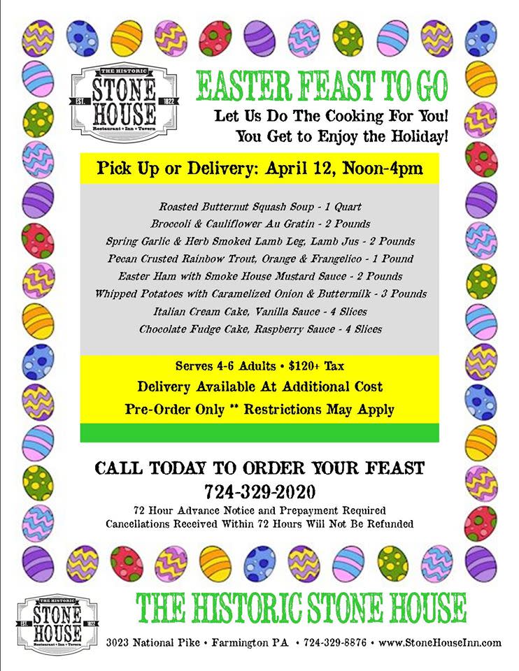 Stone House Easter To Go