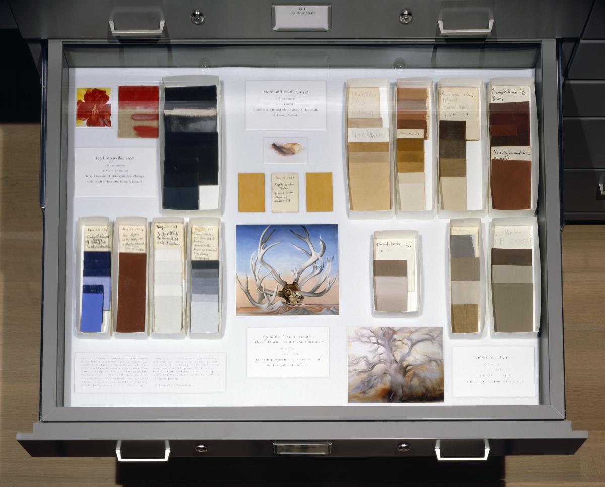 Georgia O’Keeffe Personal Property, Color Cards, 2001, Pedernal Palettes, New Mexico Magazine