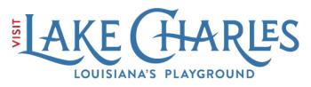 visit lake charles logo