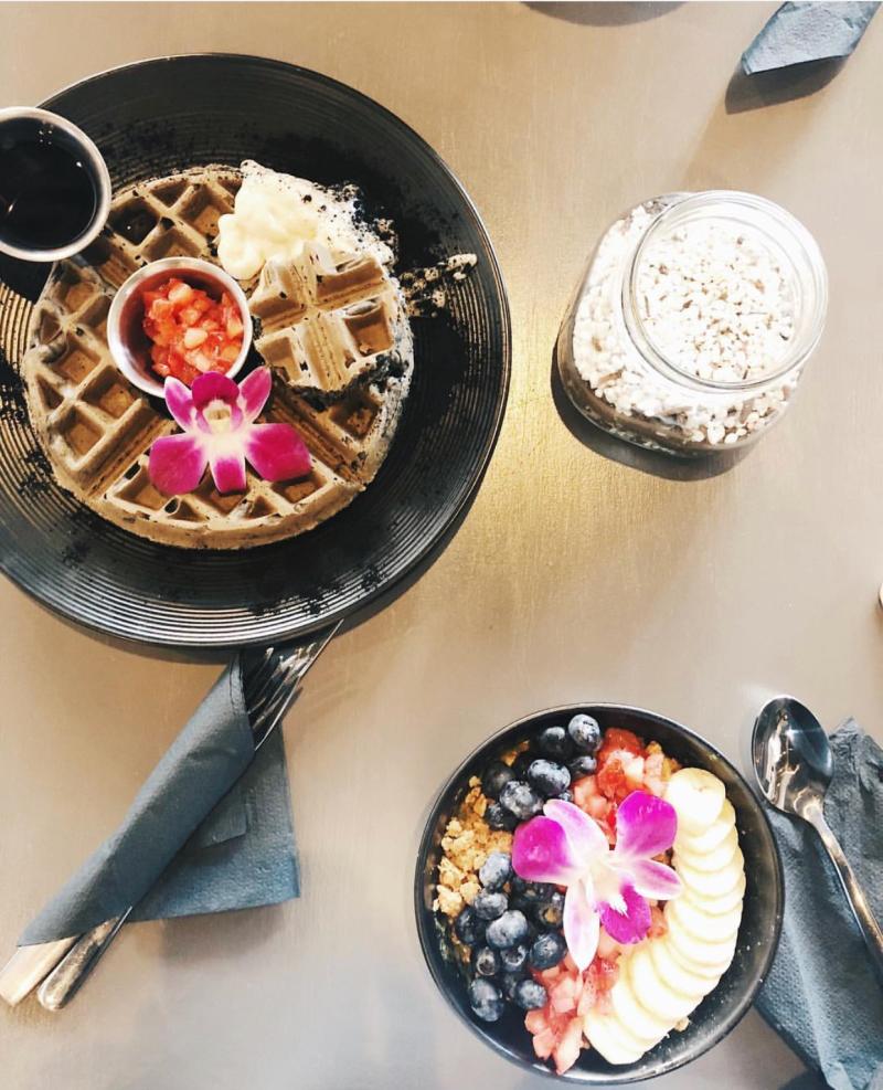 Waffles And Coffee From Town Center Cold Pressed In Virginia Beach, VA