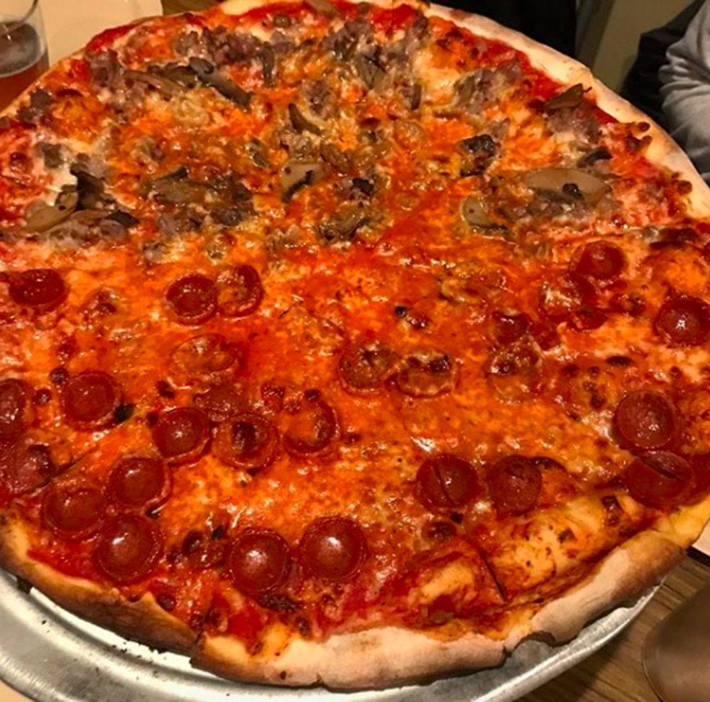 Pepperoni pizza at Conte's Pizza in Princeton