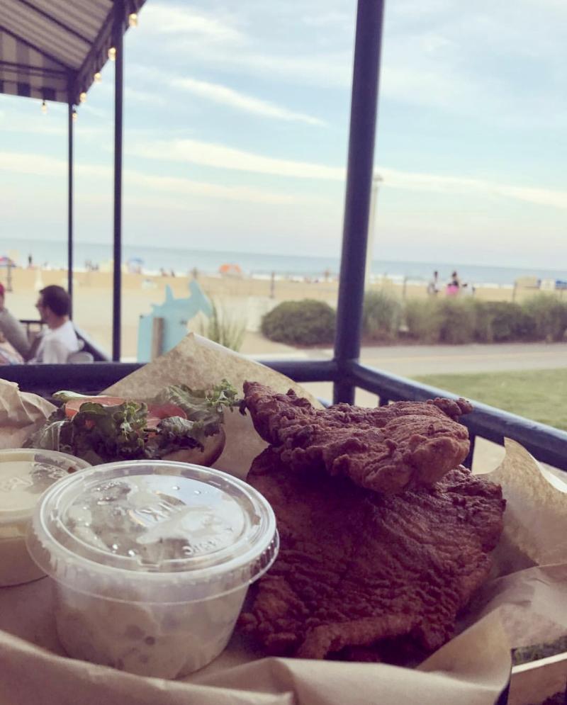 Fish Fry Platter at Ocean House Restaurant