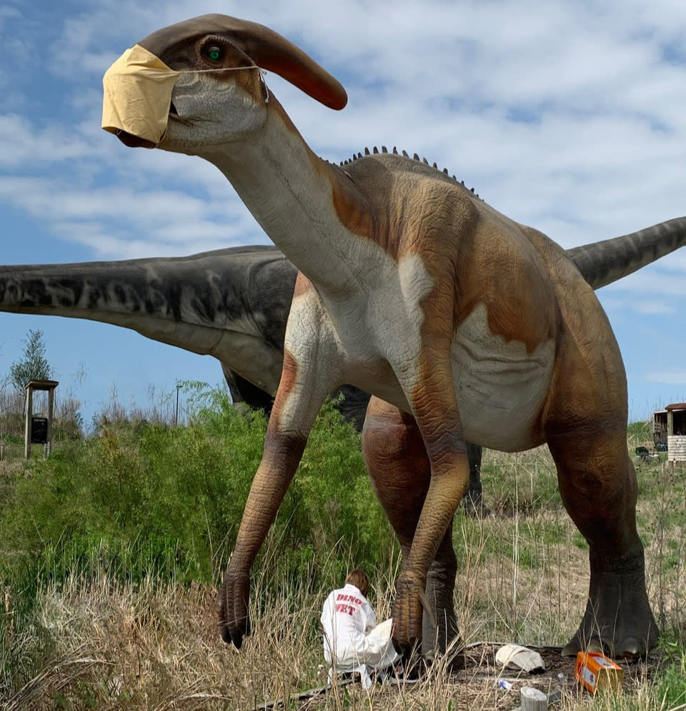 Field Station: Dinosaur in Mask