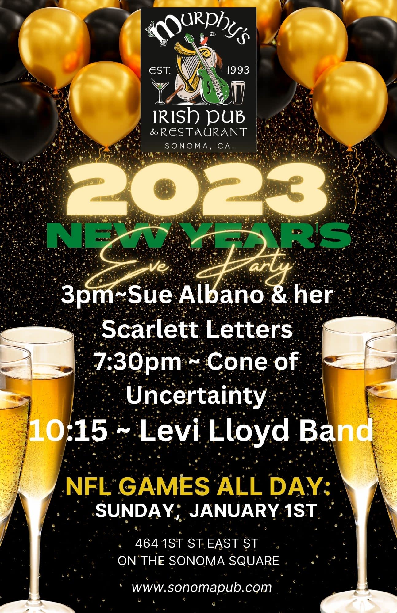 Sonoma New Year’s Eve 2023 Get New Year 2023 Update