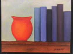 Kathleen Blumenreich "Orange Vase"
