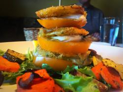 Fried Green Tomato Stack - Martha's Leelanau Table
