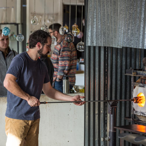 Glass Blowing in Asheville