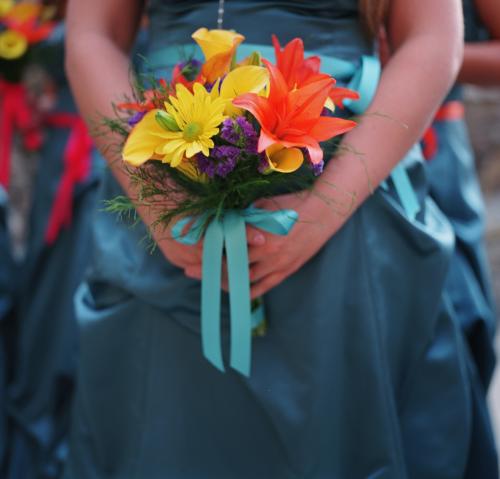 Flowers at a Wedding
