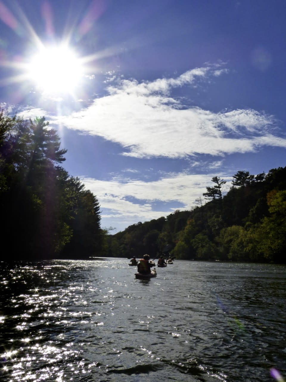 Kayaking Down the Eau Claire River - By: Kaitlyn Bryan/Volume One