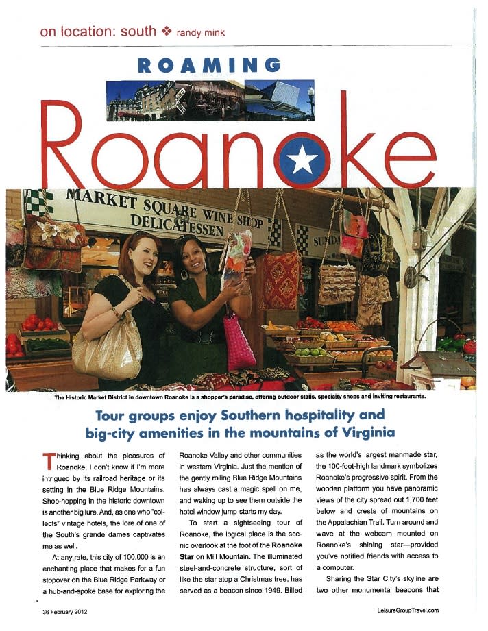 Roaming Roanoke Page 1