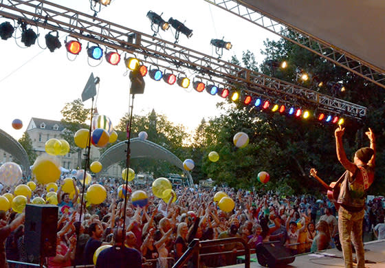 Michael Franti performs at the 2013 Traverse City Summer Microbrew & Music Festival