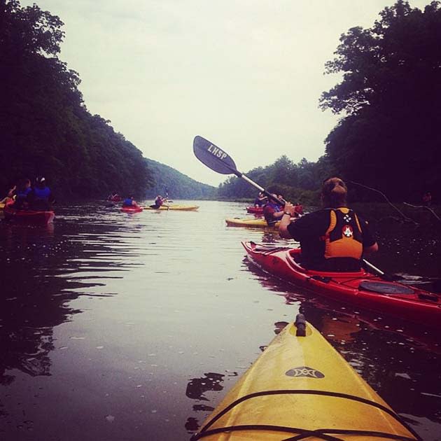 Kayaking at Laurel Hill State Park, image by: Sheena Baker