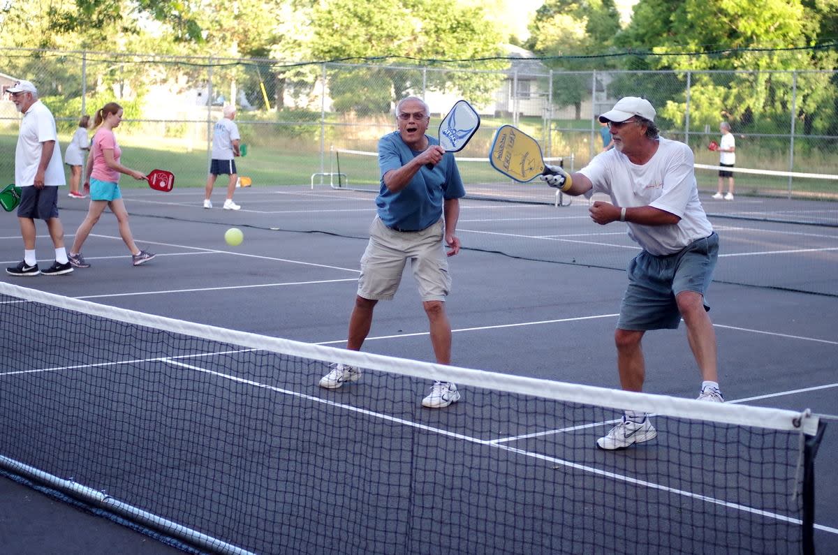 Pickleball At McDonough Park In Eau Claire, Wisconsin