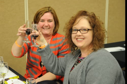 Wine Weekend Friends toast