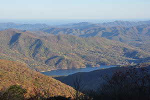 North Fork Reservoir in Fall