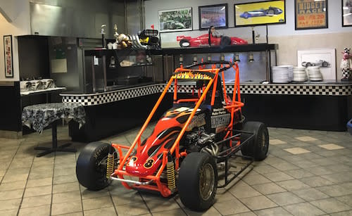 Midget car at Pit Stop BBQ & Grill Midget car at Pit Stop BBQ & Grill