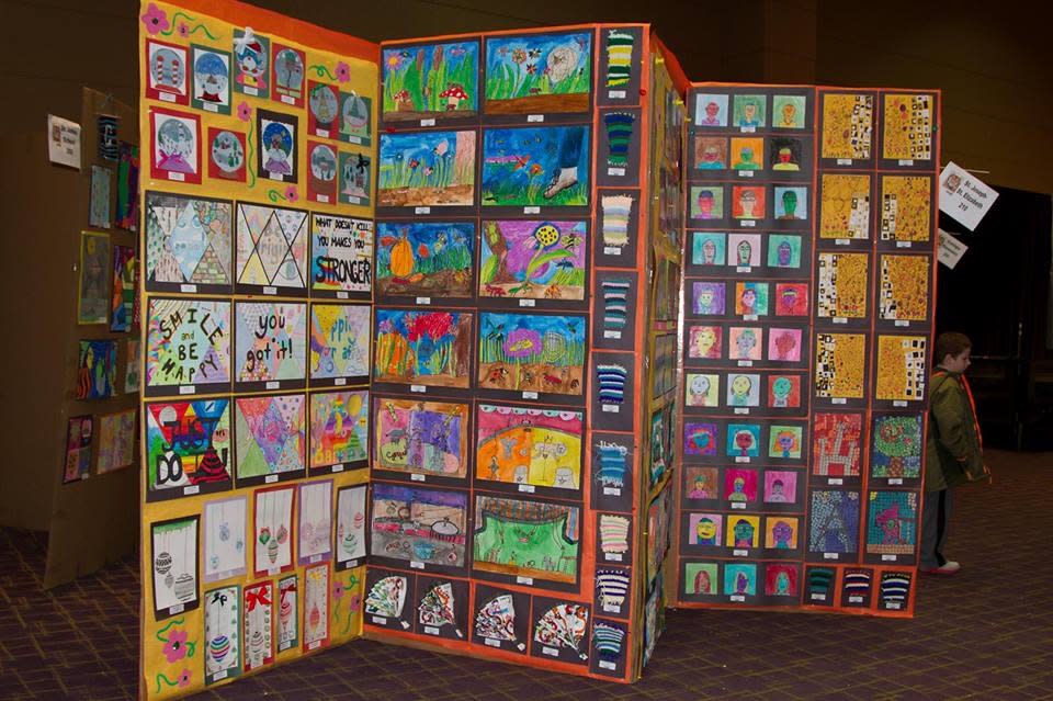 Just one example of the types of art displays you will find at the FAME Festival.