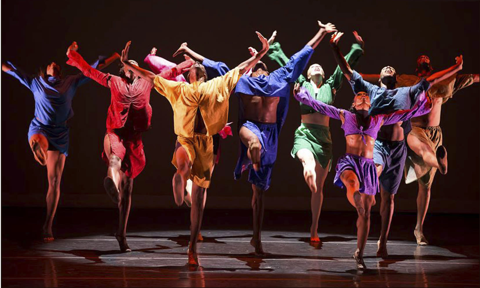 The Dayton Contemporary Dance Company courtesy of the Fort Wayne Dance Collective.