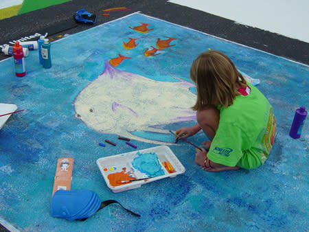 Artists of all ages are welcome to bring their chalk creations to life at the Chalk Walk presented by the Fort Wayne Museum of Art!