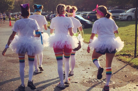 You'll see all kinds of fun outfits at this fun run!