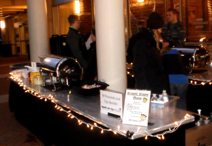 Pop by the downtown Marriott to roast some marshmallows and grab a cup of hot cocoa!