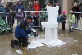 Winterval Ice Carving