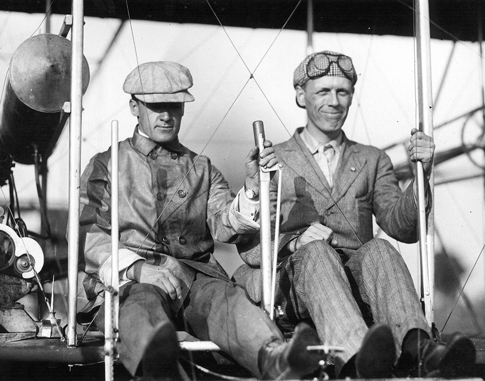 Wright-Patterson AFB in Dayton, Ohio, is named because of this prestigious pair of brothers who are credited with inventing and building the world's first airplane. 
