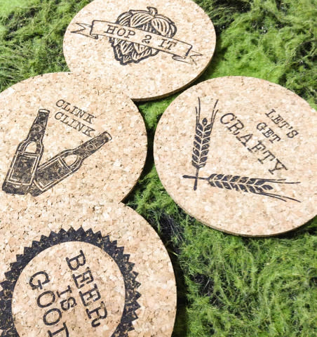 Hedgehog Press Cork Coasters