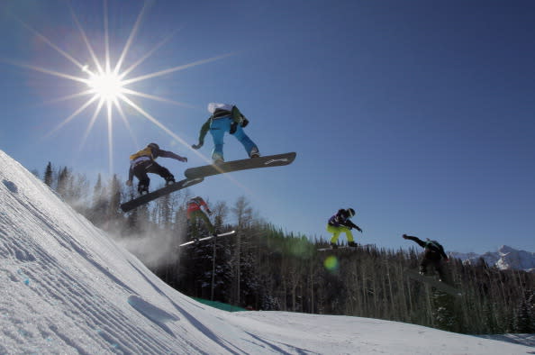 alpine hills adventure park - snowboarding