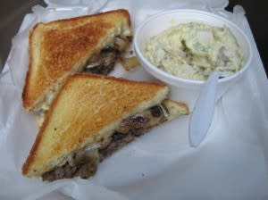 Green Street's Classic Patty Melt sandwich