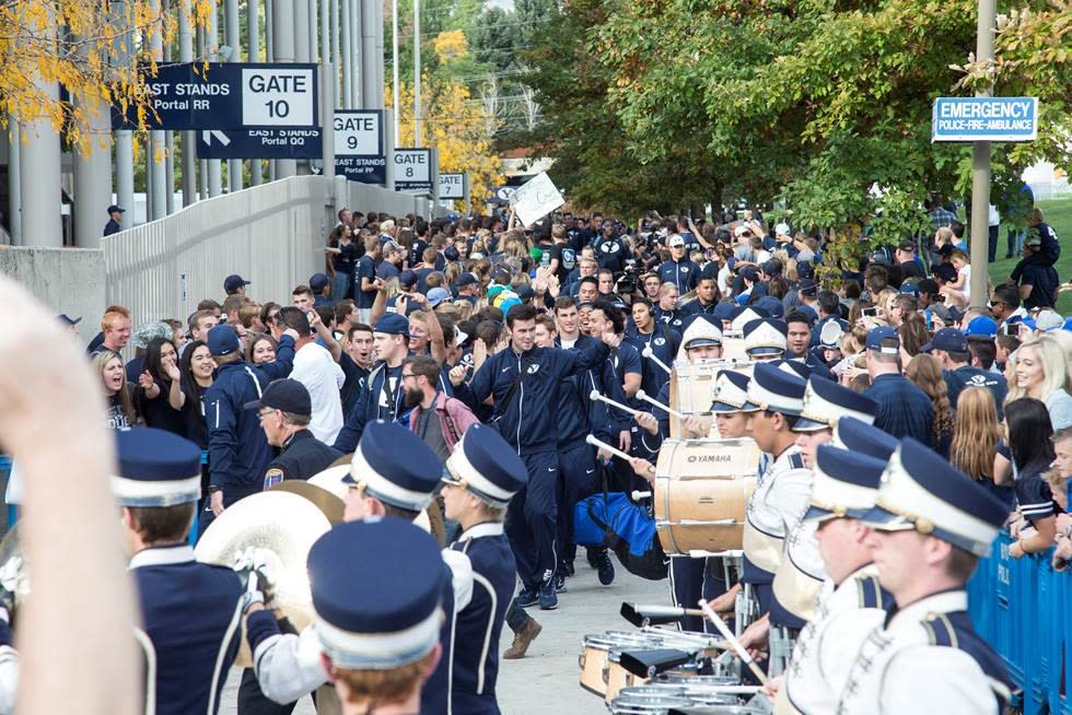 BYU Football Cougar Walk