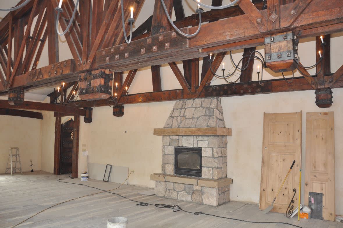 Castle Upper Room Fireplace