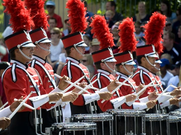 A marching band