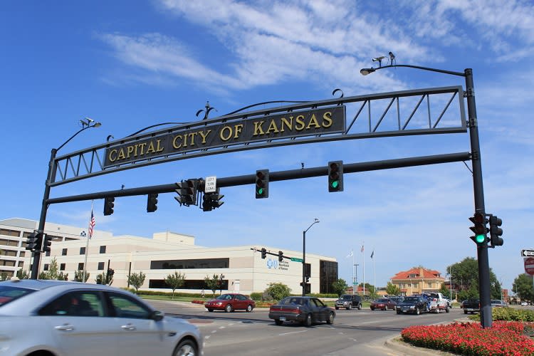 Capital City of Kansas sign Capital City of Kansas sign