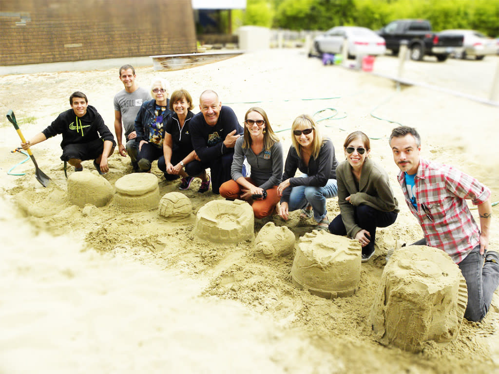 Sand Sculpting Team Building