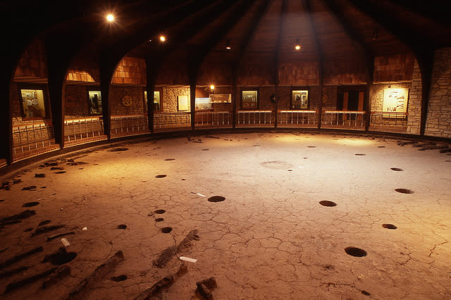 Inside Pawnee Indian Museum 