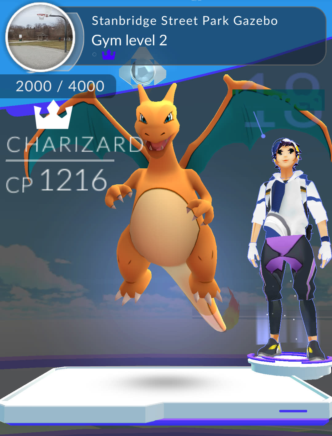 A Fitting Pokémon for the Nearest Gym