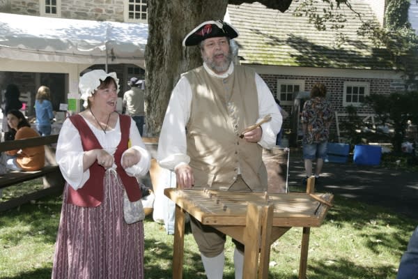 The Harriton Plantation Fair includes colonial interpreters, live bluegrass music and interactive children's activities.